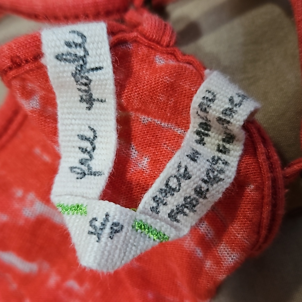 Free People pink & white Boho Tank top - Picture 7 of 9